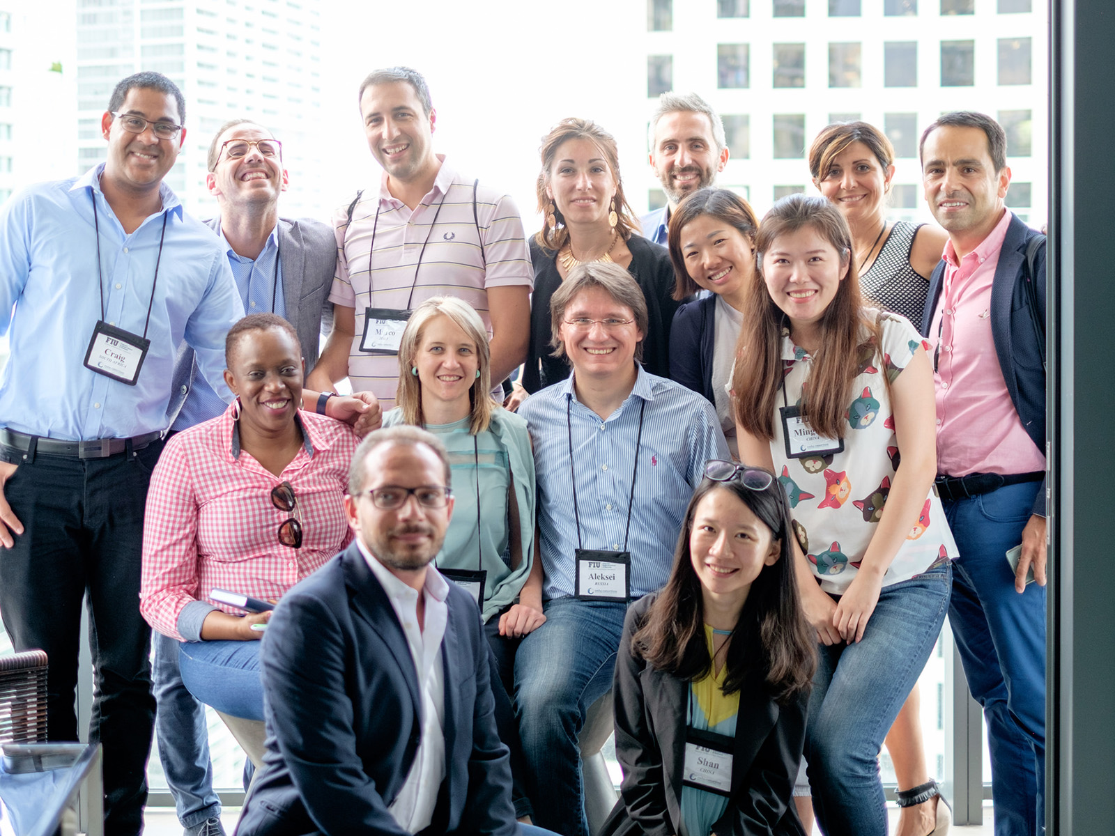 Group photo of EMBA Consortium students