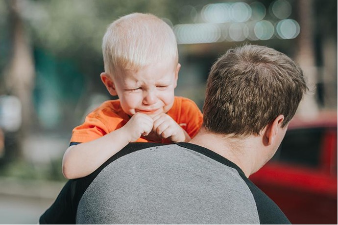 A child crying