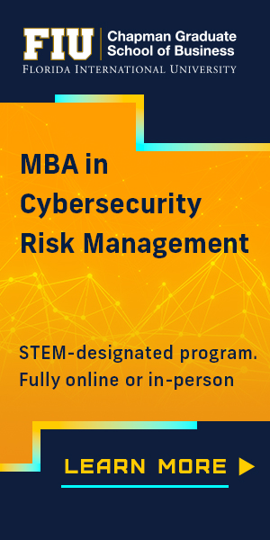 MBA in Cybersecurity Risk Management - Insights Ad