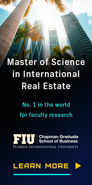 Master of Science in International Real Estate - Insights Ad