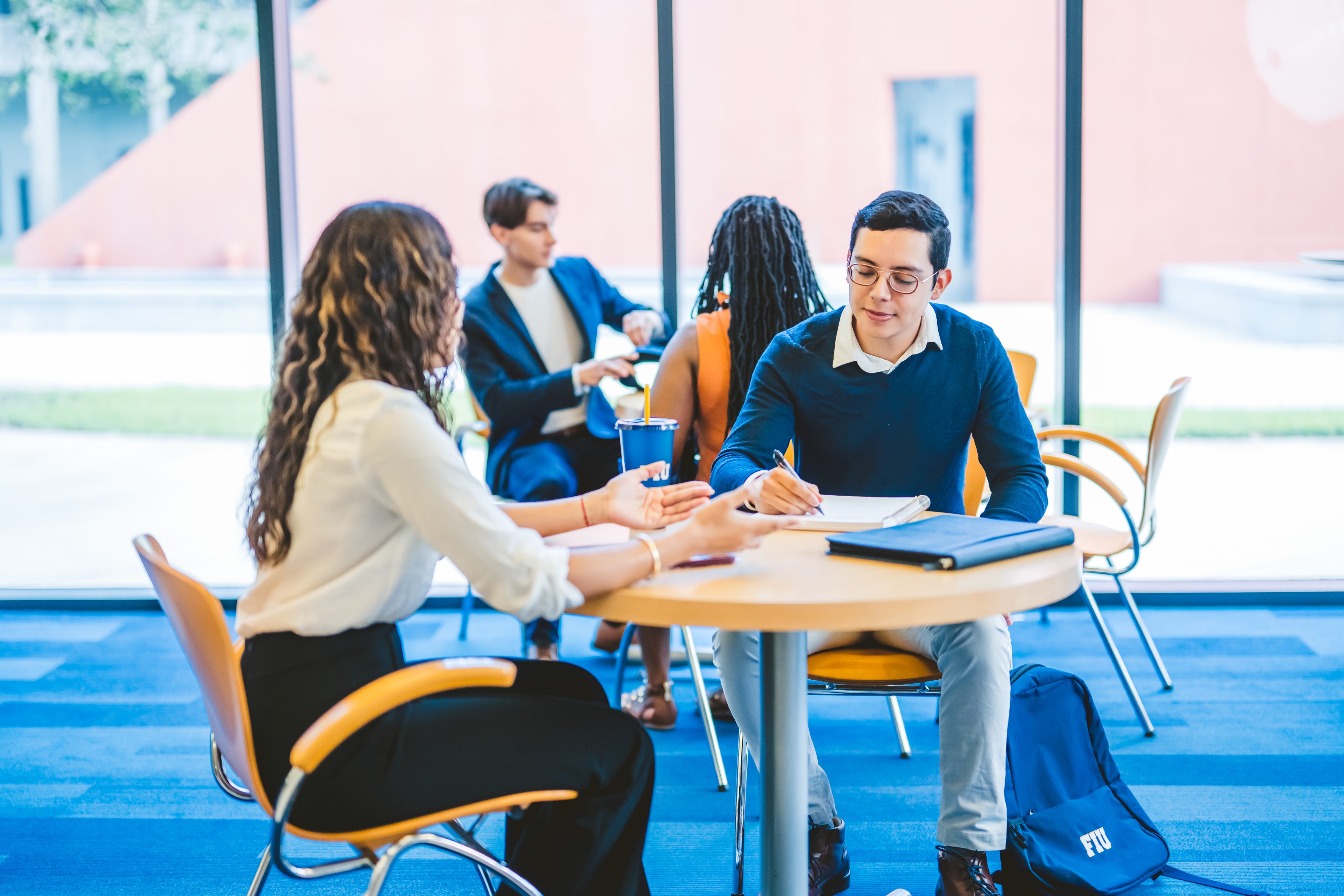 FIU Business students in the classroom