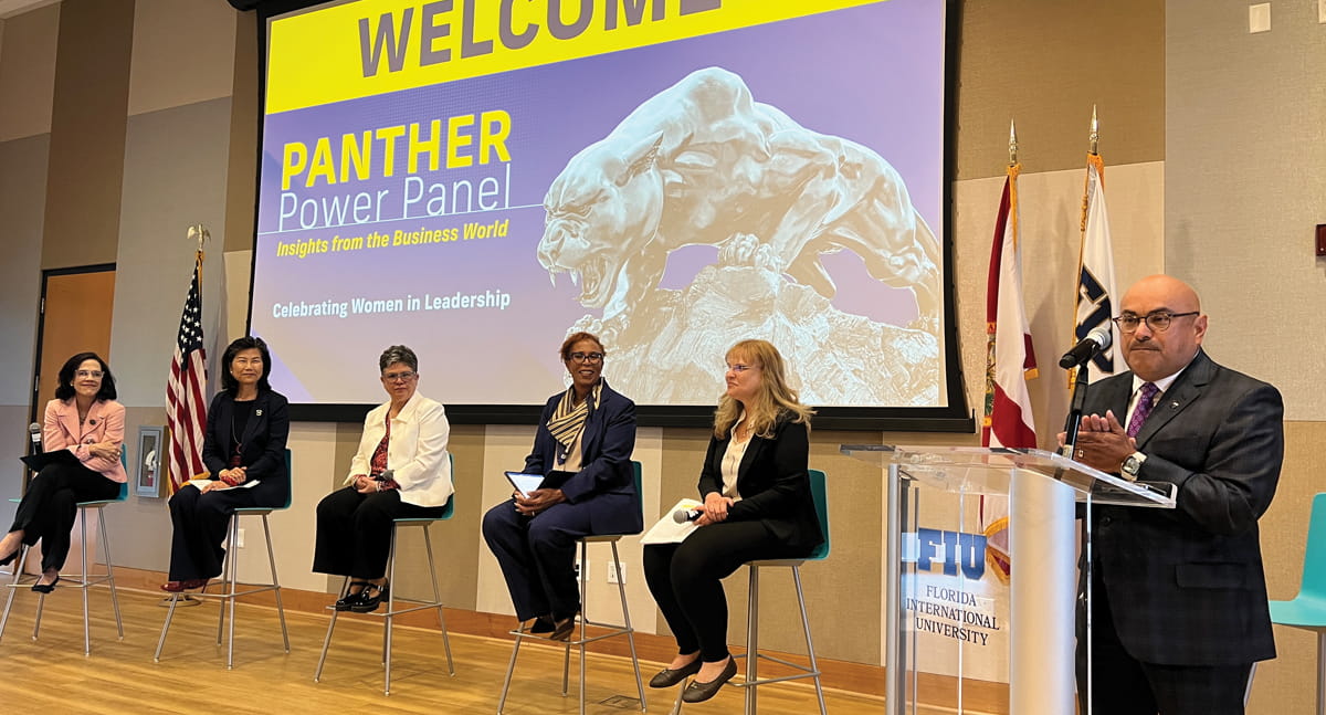 Panther Power Panel at FIU Business on April 25, 2024.