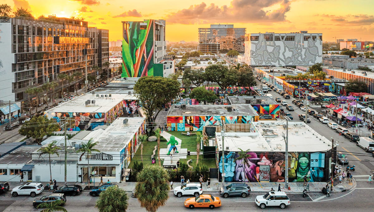 Aerial view of Wynwood / Photo credit: Nika Kramer