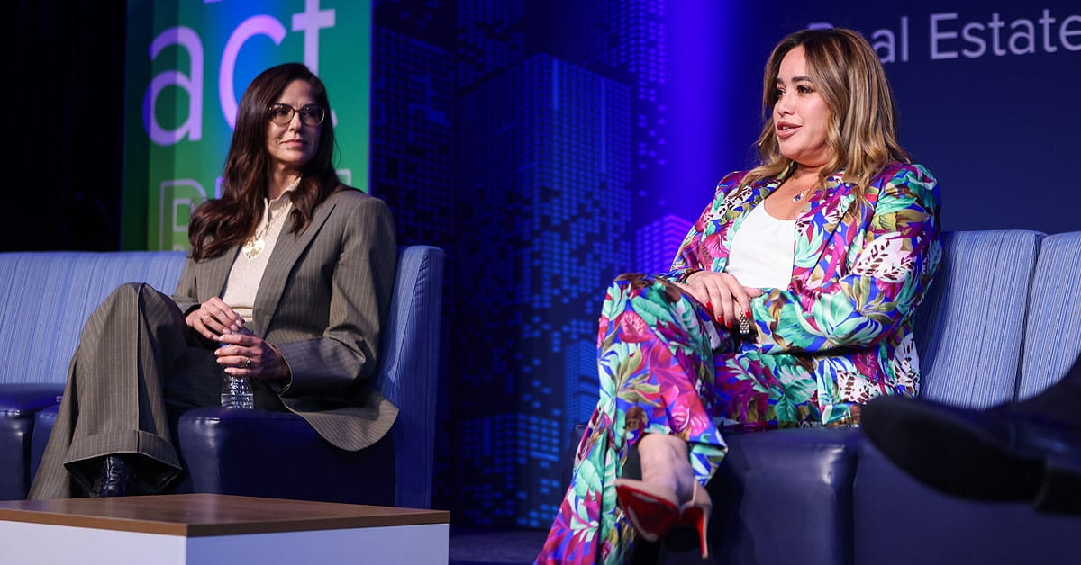 (L to R) Dayssi Olarte de Kanavos, president, Flag Luxury Group; Lissette M. Calderon, CEO, Neology Development Group.