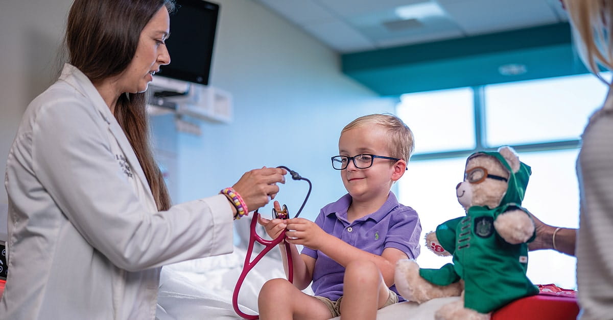 Patients at Joe DiMaggio Children's Hospital. Photo courtesy: Joe DiMaggio Children's Hospital.