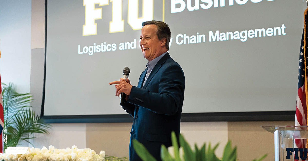 Former UK Prime Minister Shares Insight at FIU Business
