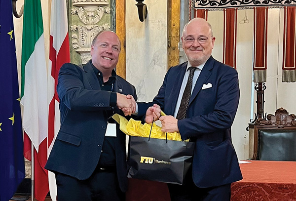 FIU Genoa Showcased at Conference Co-Hosted by FIU Business