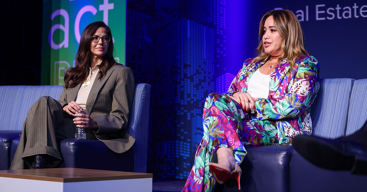 (L to R) Dayssi Olarte de Kanavos, president, Flag Luxury Group; Lissette M. Calderon, CEO, Neology Development Group.
