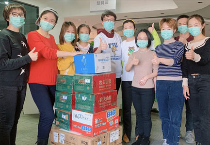 FIU Business uses international network to bring face masks to South Florida hospitals.