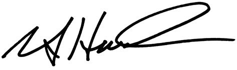Dean's signature