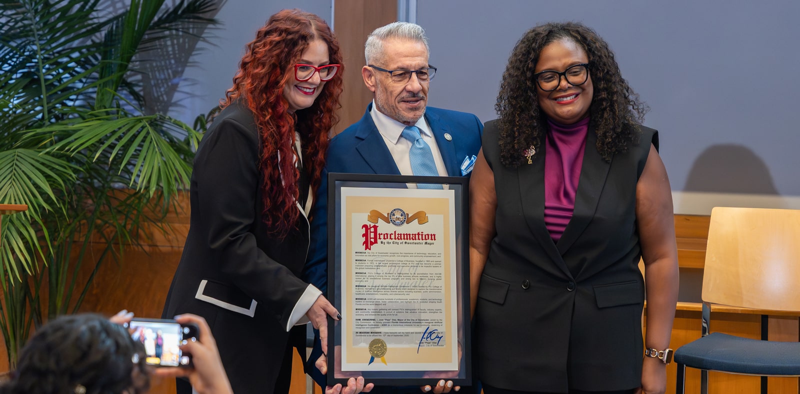 The conference kicked off with a proclamation from Sweetwater Mayor Jose "Pepe" Diaz designating the inaugural conference a milestone for the community.