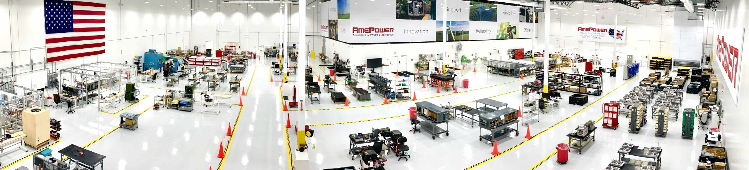 AmePower state-of-the-art Miami facility is 42,000 square feet