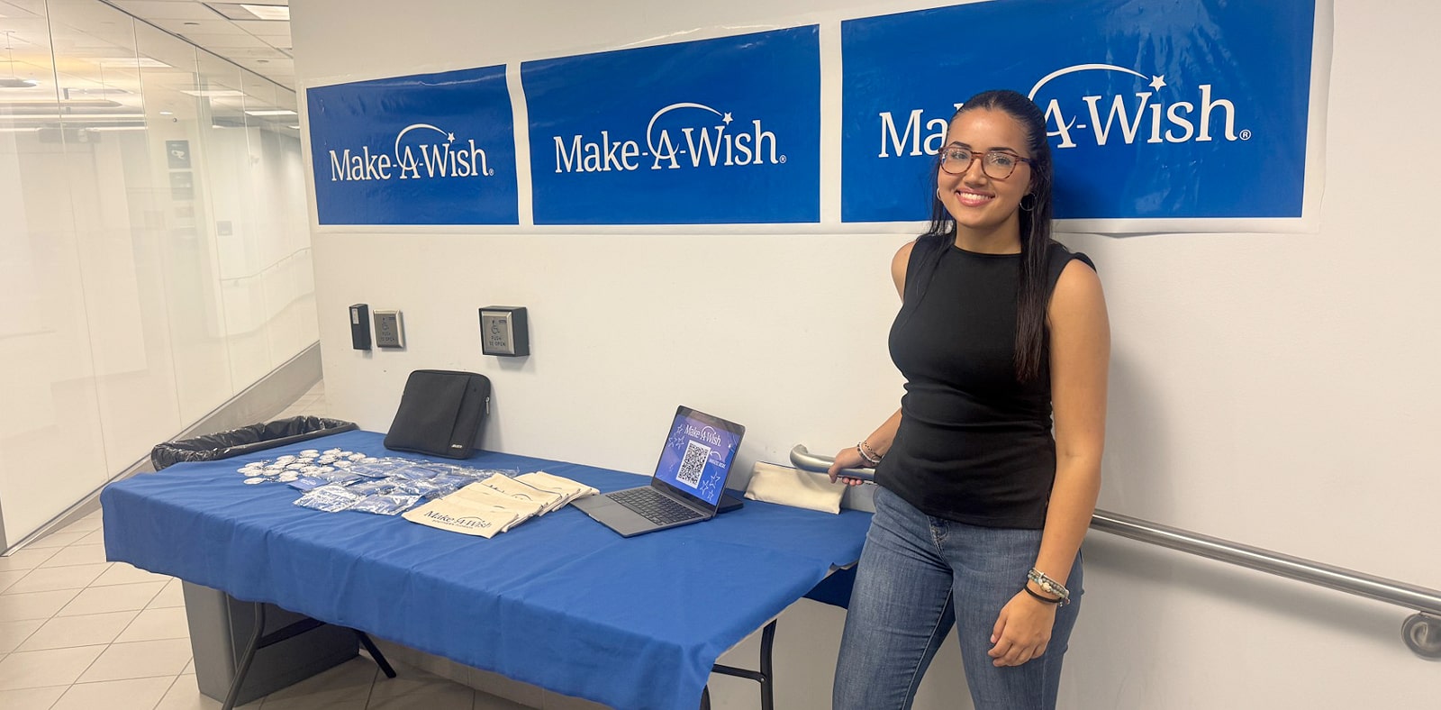 Elizabeth Lanza raising funds for Franklin's wish.