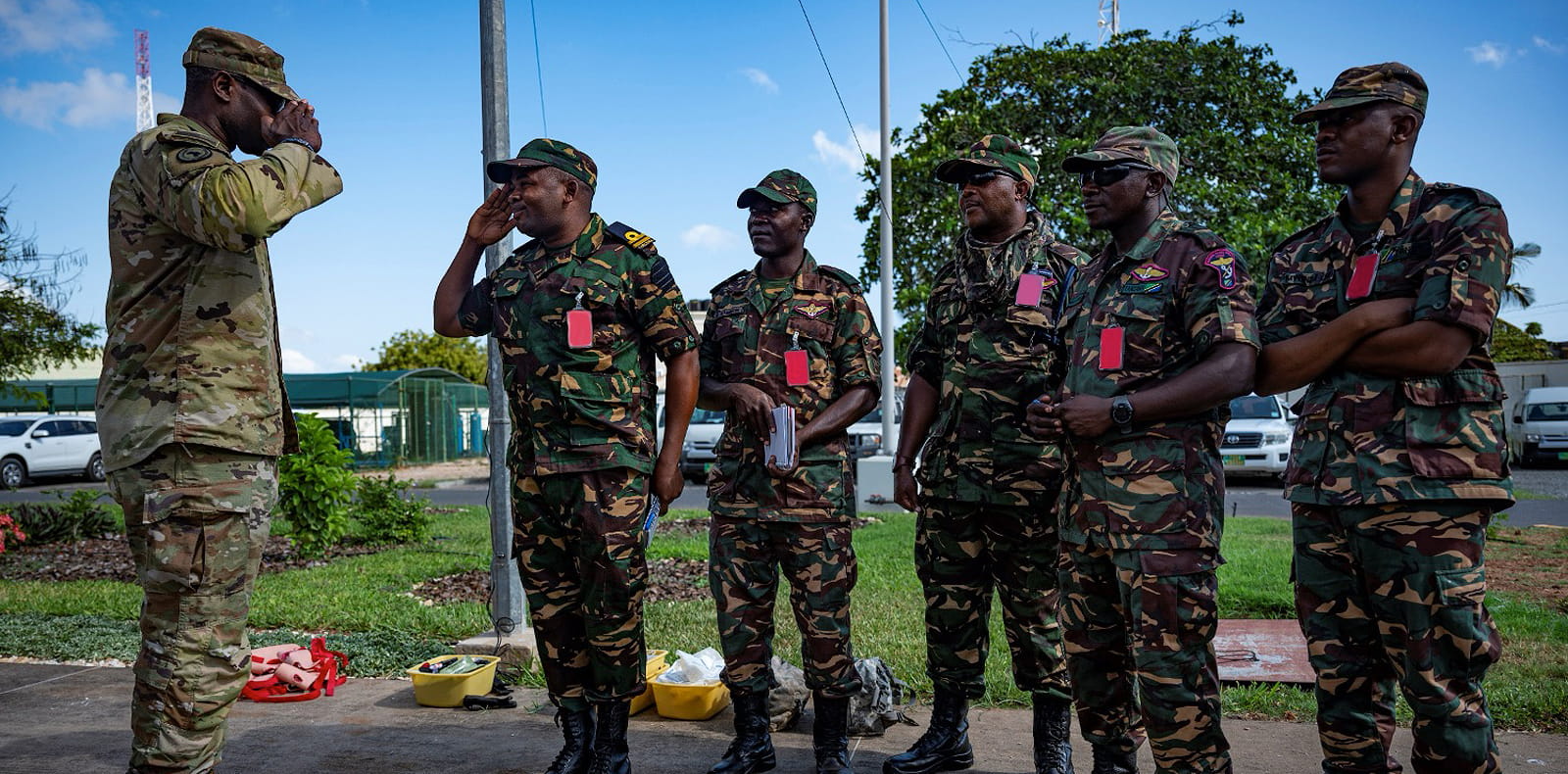 Green Jr. during a deployment in the Horn of Africa, supporting the Tanzanian defense force. 