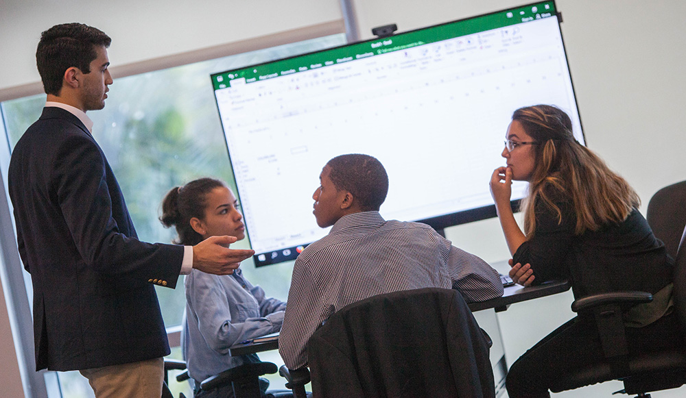 Students of four public high schools in Miami-Dade County participate in the financial literacy program