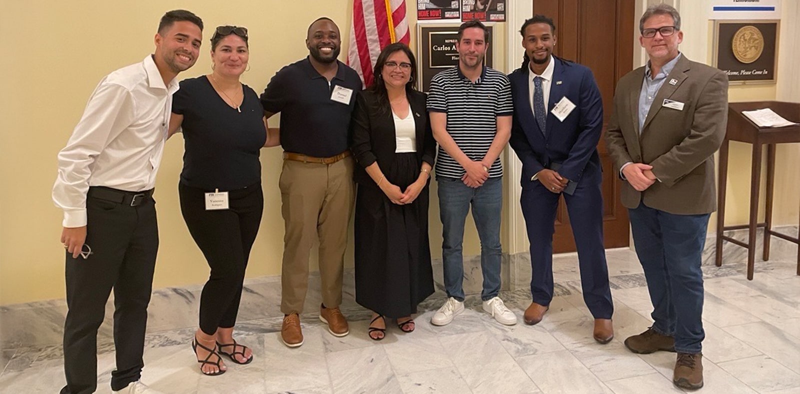 Visit to Congressman Carlos Jimenez office-and Carlos Castro Legislative Counsel