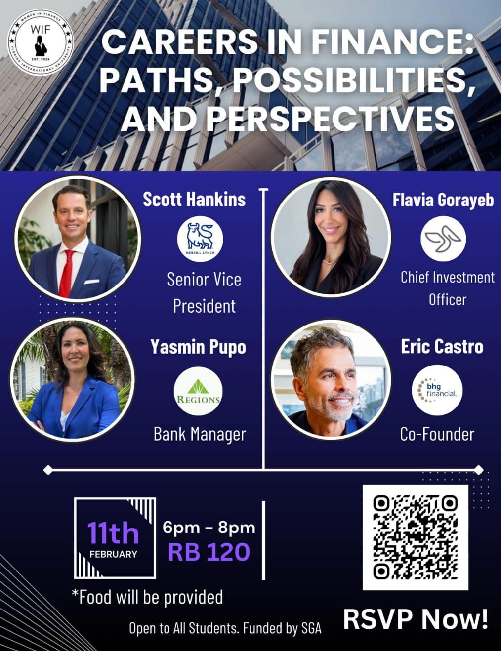 Careers in Finance: Paths, Possibilities, and Perspectives February 6 PM